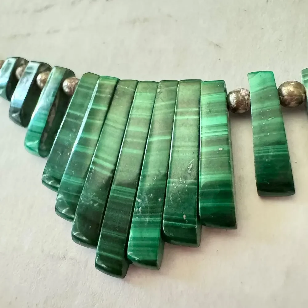 Vintage malachite double